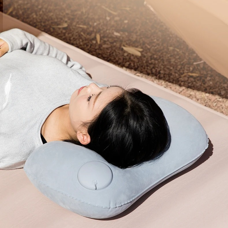 Neck Traction Pillow - Ultralekka dmuchana poduszka kempingowa, przenośna poduszka