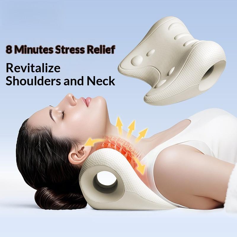 Neck Traction Pillow - 1 szt. Poduszka masująca w kształcie