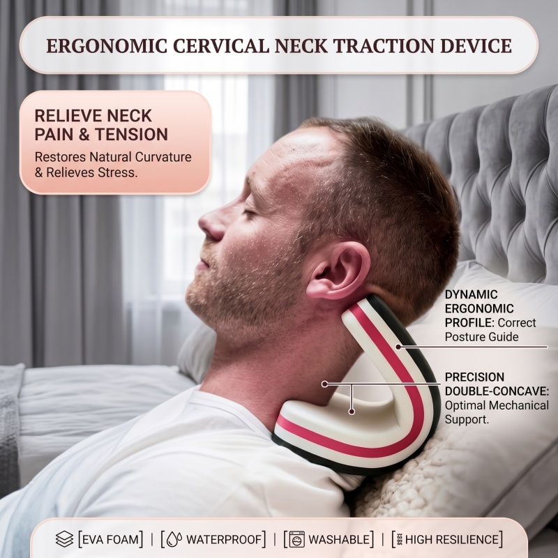 Nowy projekt relaksator szyi i – Neck Traction Pillow recenzja i cena