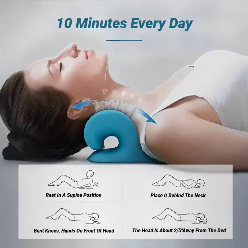 Urządzenie do rozluźniania szy – Neck Traction Pillow recenzja i cena