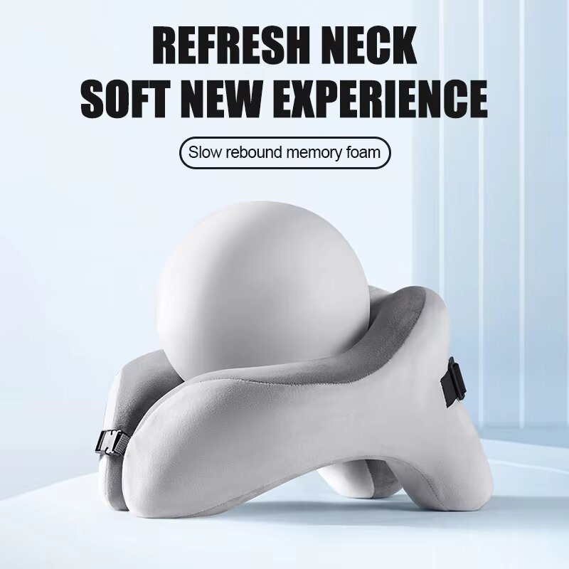 Poduszka podróżna z pianki mem – Neck Traction Pillow recenzja i cena