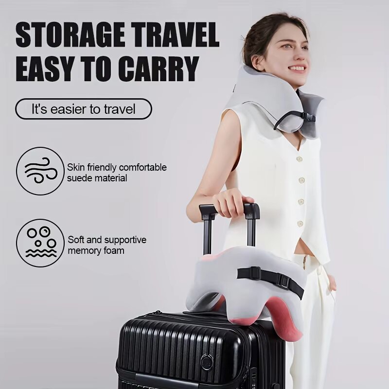 Poduszka podróżna z pianki mem – Neck Traction Pillow recenzja i cena