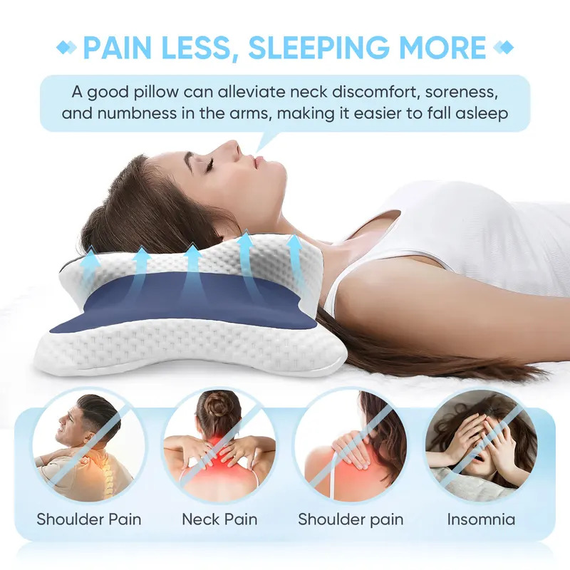 Poduszka z pianki memory, podu – Neck Traction Pillow recenzja i cena
